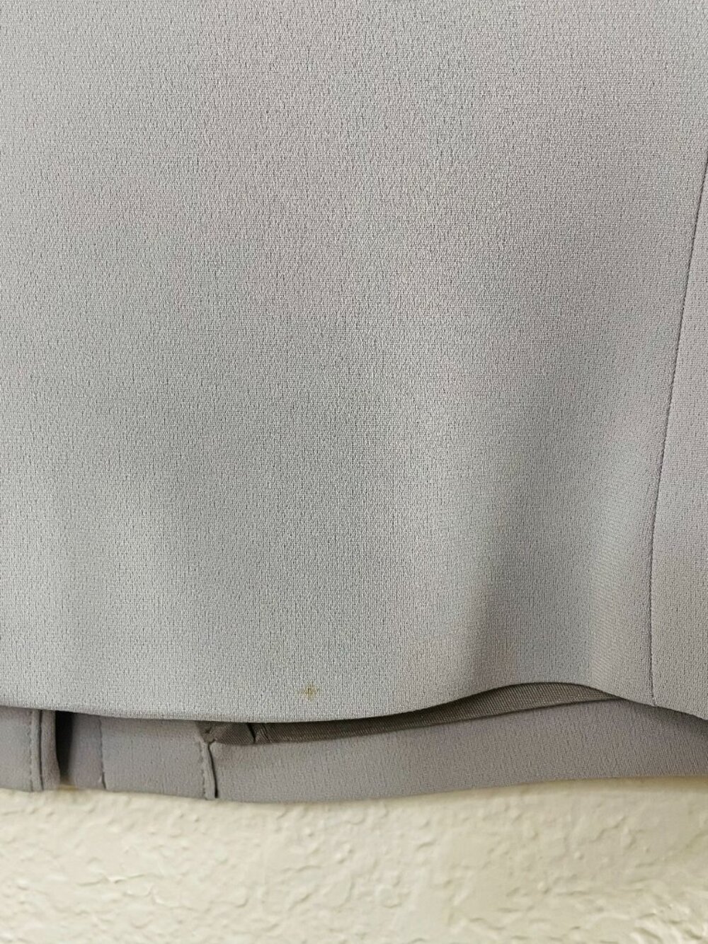 Jones New York Cool Gray Button Up High Neck Vest | Size 8 - Picture 6 of 8